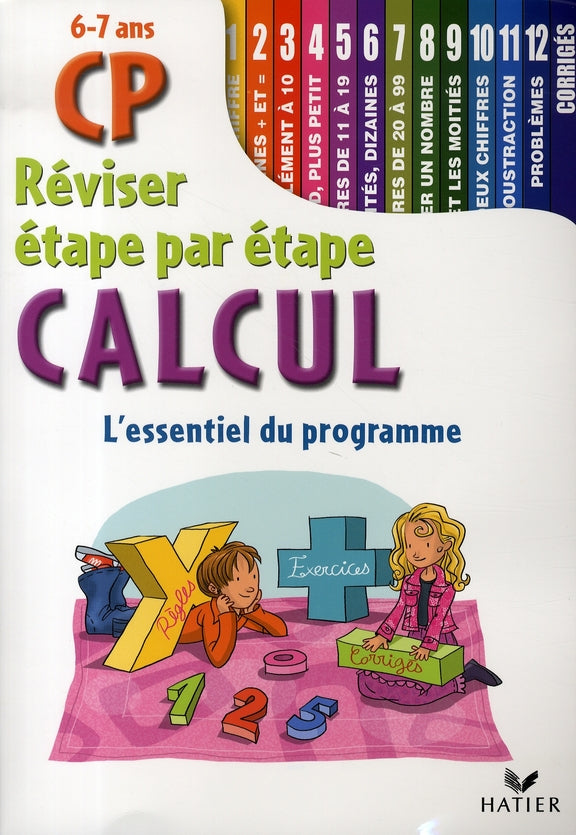 Réviser étape par étape ;  calcul ; cp