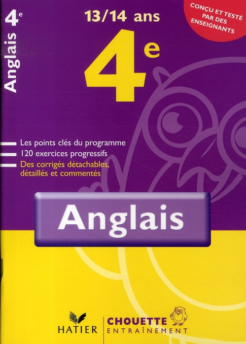 Chouette entraînement : anglais ; 4ème  (édition 2007)