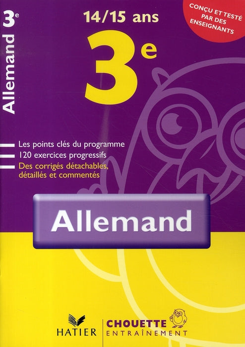 Chouette entraînement : allemand ; 3ème (édition 2007)