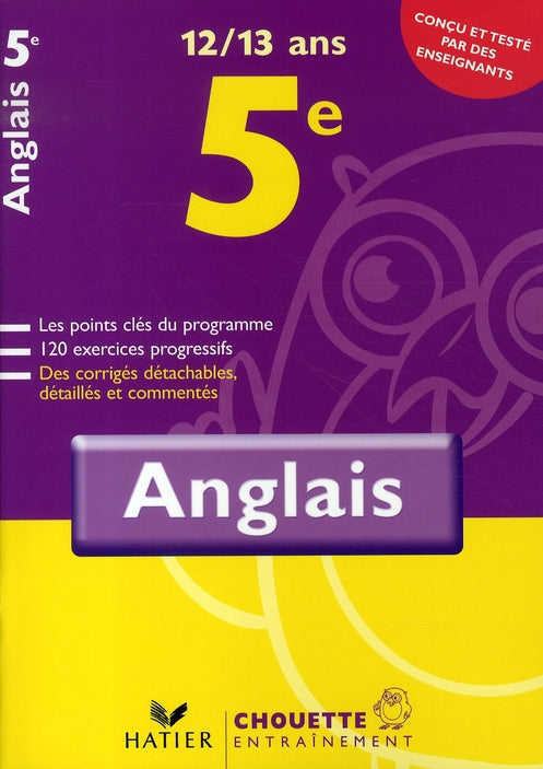 Chouette entraînement : anglais ; 5ème (édition 2007)