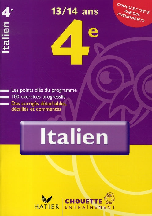 Chouette entraînement : italien ; 4ème (édition 2007)