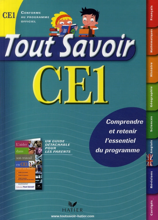 Tout savoir : tout savoir au CE1