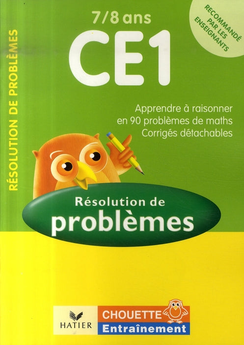 Chouette entraînement : maths ; CE1 ; résolution de problèmes