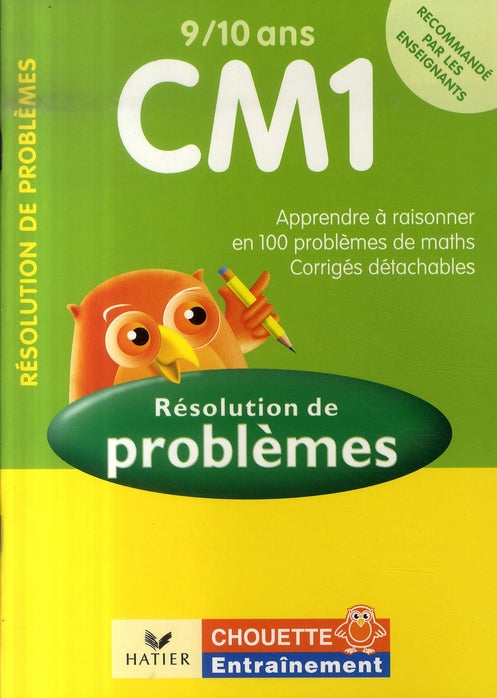 Chouette entraînement : maths ; CM1 ; résolution de problèmes