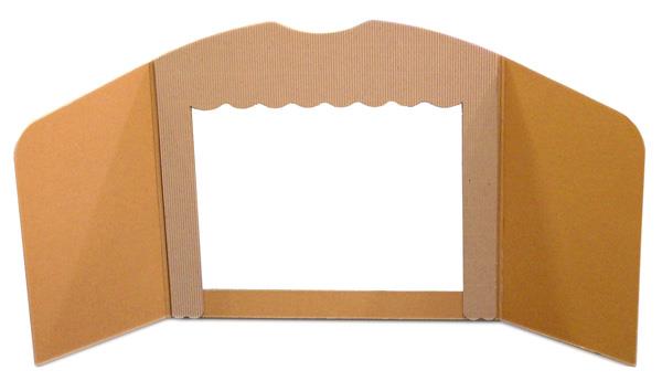 Grande section ; castelet ; théatre d'images en carton