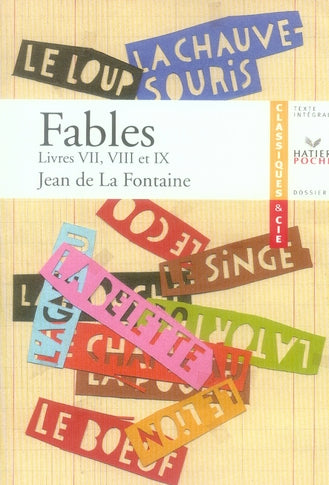 Fables ; livres VII, VIII et IX
