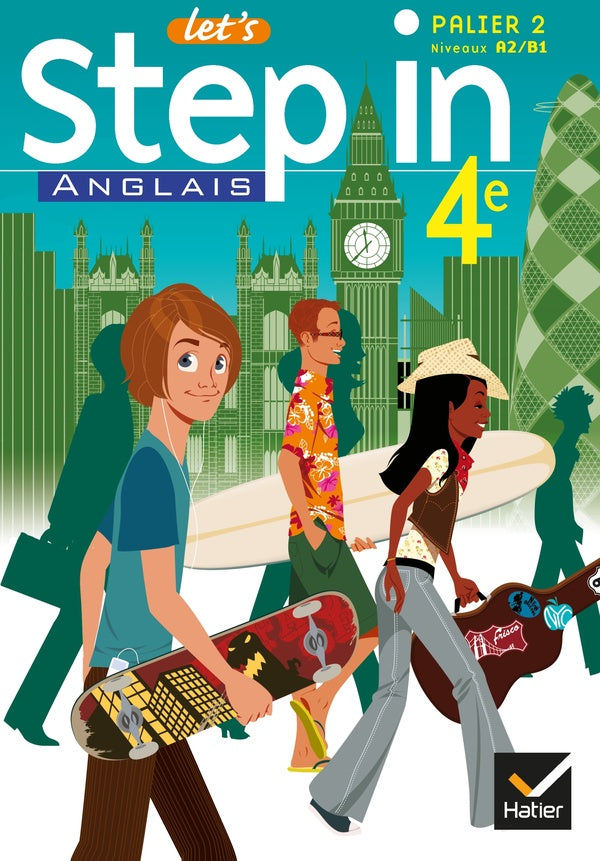 LET'S STEP IN : Let's Step In Anglais 4e éd 2008 - Manuel de l'élève + CD audio-rom