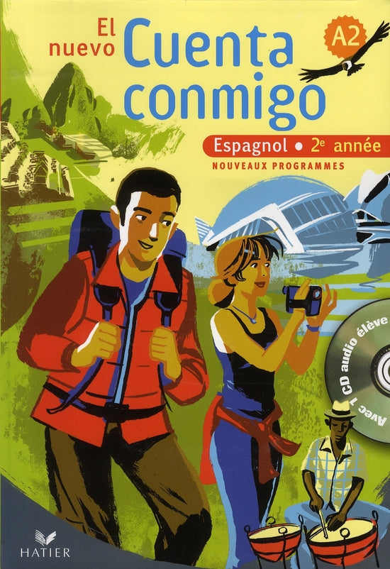 El nuevo Cuenta conmigo : espagnol ; 2e année ; livre de l'élève + CD audio élève (édition 2008)