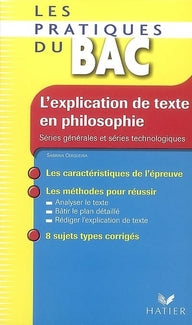 L'explication de texte en philosophie