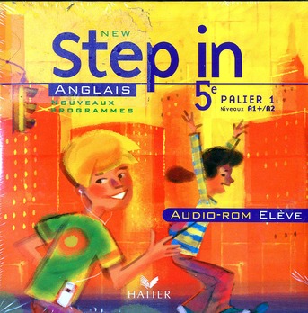 NEW STEP IN : anglais ; 5ème ; cd audio de l'élève de remplacement, palier 1 niveau a1+ / a2 (édition 2007)
