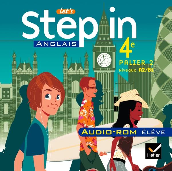 LET'S STEP IN : anglais ; 4ème ; CD élève de remplacement (édition 2008)