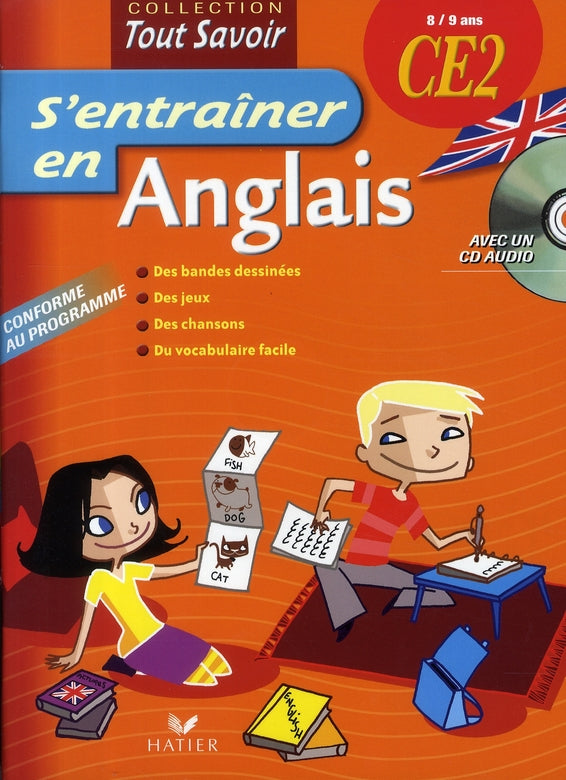Tout savoir ; anglais ; CE2 ; livre + cd