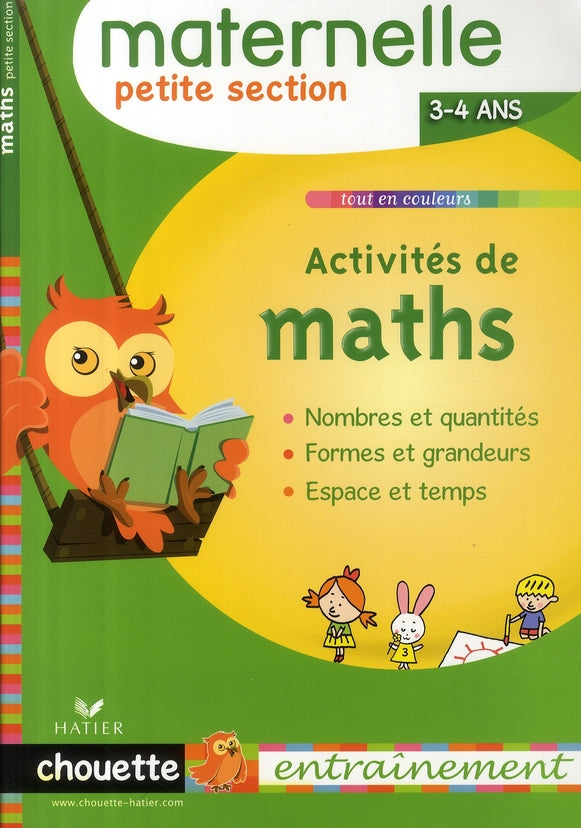 Chouette : activités de maths ; petite section maternelle