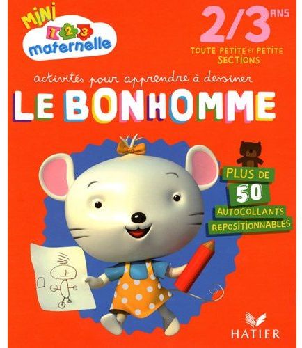 Activités pour apprendre à dessiner le bonhomme ; toute petite section