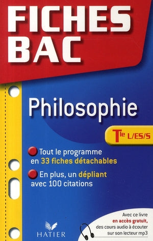 PREPABAC EXAMENS Tome 1 : fiches bac ; philosophie