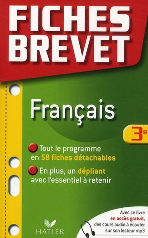 Fiches brevet : français
