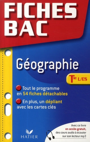 PREPABAC EXAMENS Tome 3 : fiches bac ; géographie