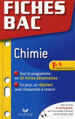 PREPABAC EXAMENS Tome 9 : fiches bac ; chimie