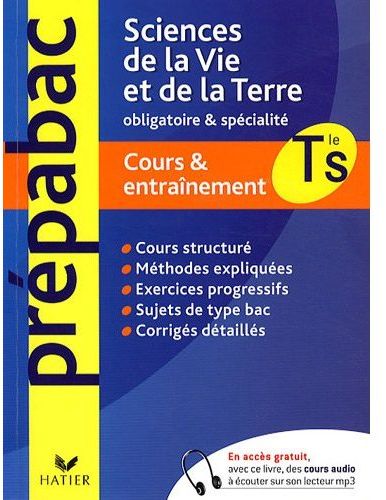 Sciences et vie de la terre ; terminale S enseignement obligatoire et spécialité