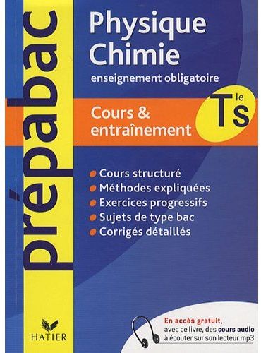 Physique/chimie ; terminale S enseignement obligatoire