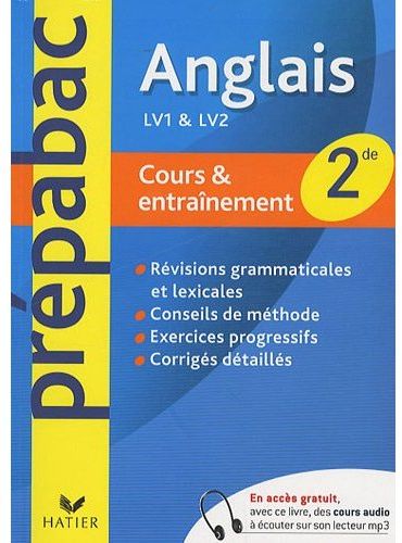 Anglais ; 2nde