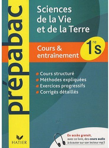 Sciences et vie de la terre ; 1ère S