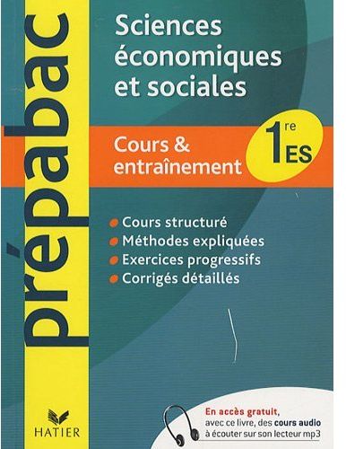 Sciences économiques ; 1ère ES
