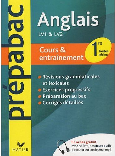 Anglais ; 1ère toutes séries