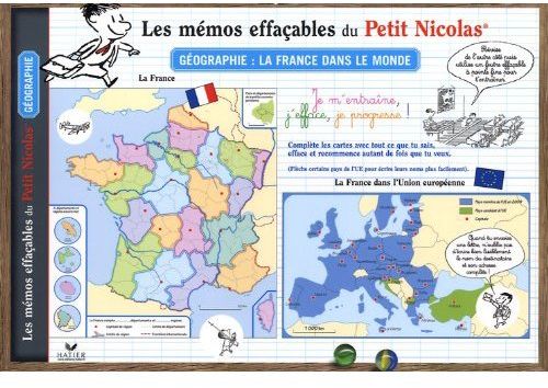 Le Petit Nicolas ; sous-main la France dans le monde