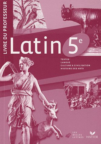 Latin ; 5ème ; livre du professeur