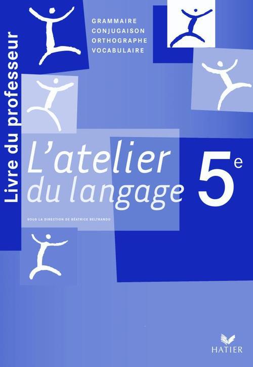 Grammaire ; 5ème ; livre du professeur