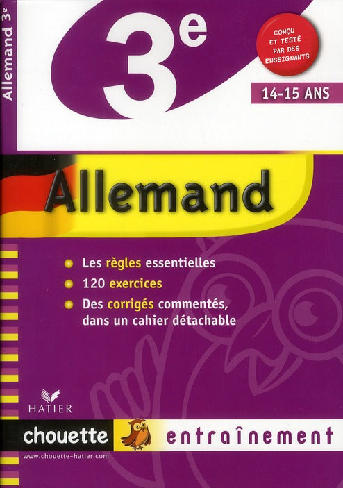 Chouette entraînement : allemand ; 3ème