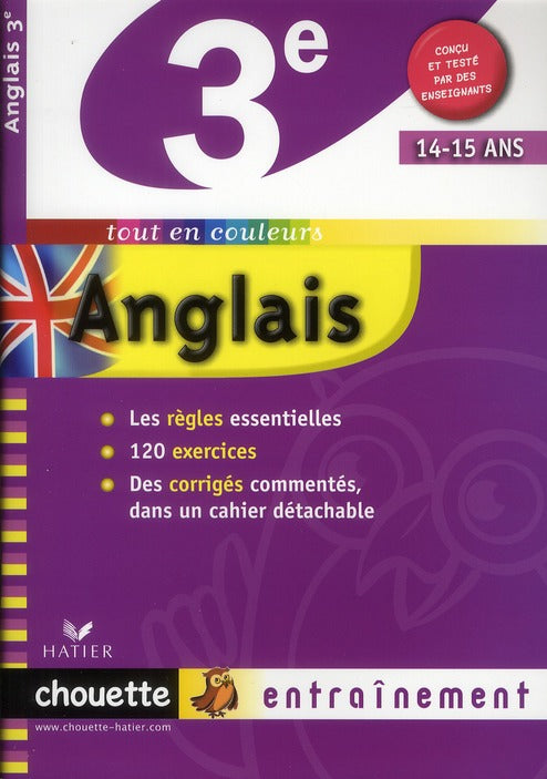 Chouette entraînement : anglais ; 3ème ; niveau B1 (édition 2010)