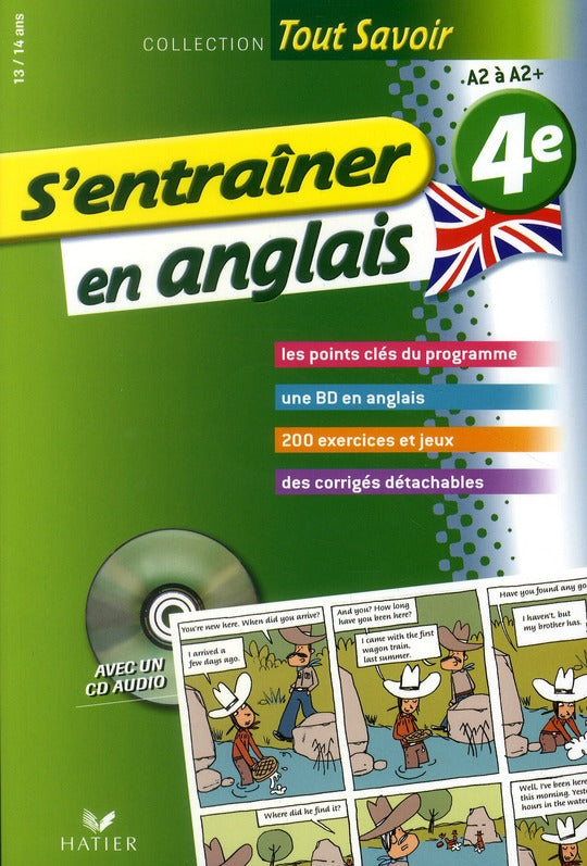 Tout savoir : s'entraîner en anglais ; 4ème