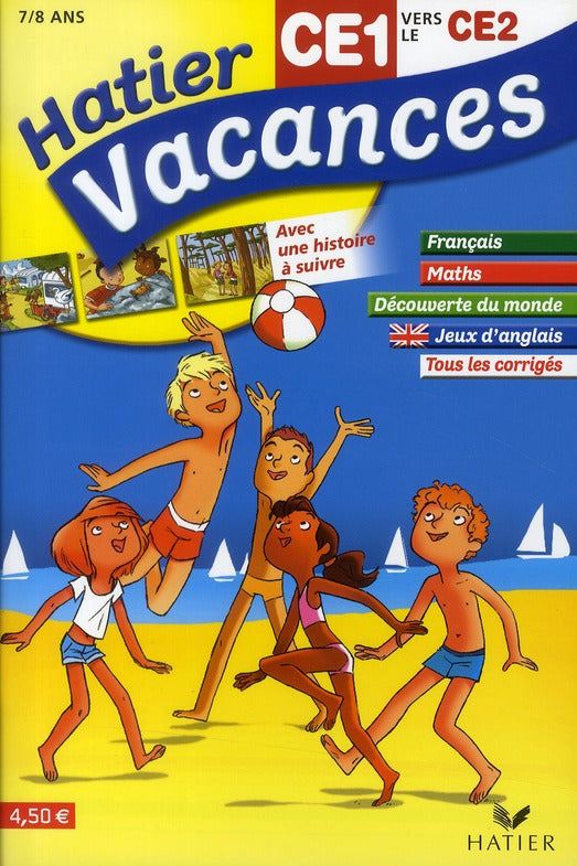 Hatier vacances : du CE1 vers le CE2 ; 7/8 ans