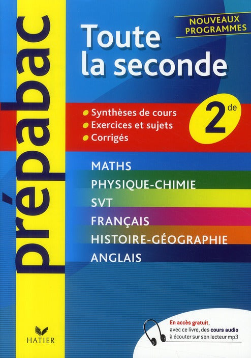 PREPABAC EXAMENS : toute la seconde