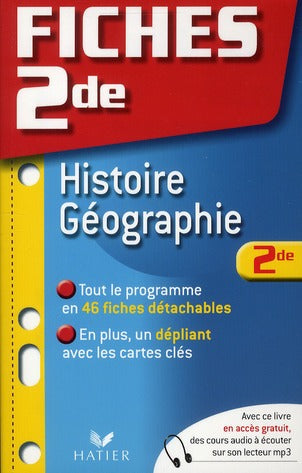 Fiches bac Tome 21 : histoire-géographie ; 2nde