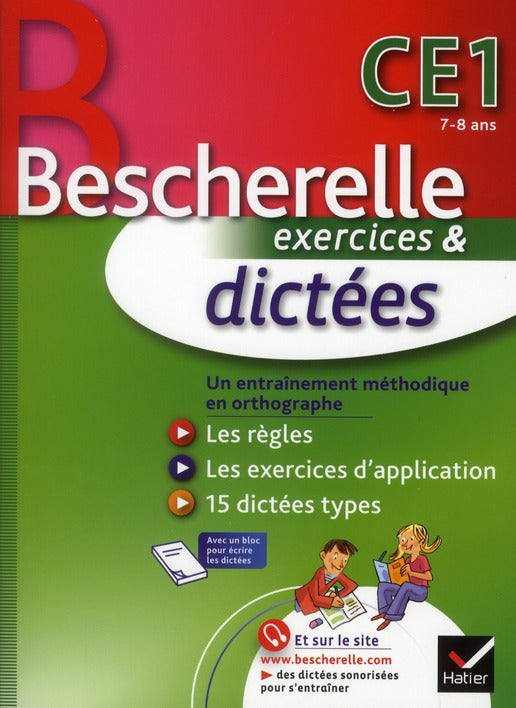 Bescherelle ; dictées ; CE1 ; cahier