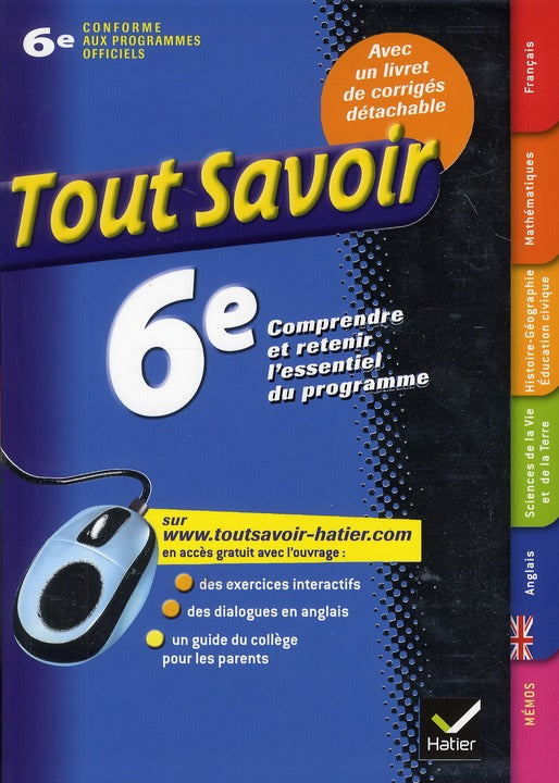Tout savoir : en 6ème