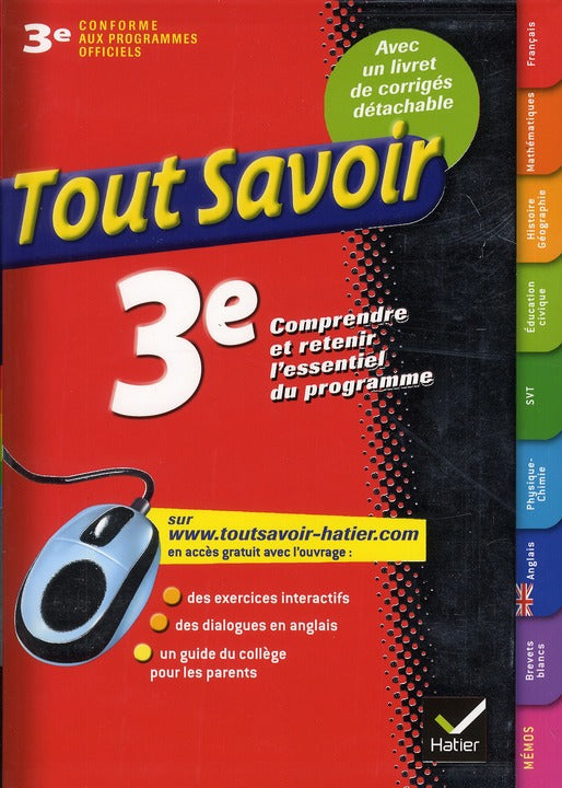 Tout savoir : en 3ème