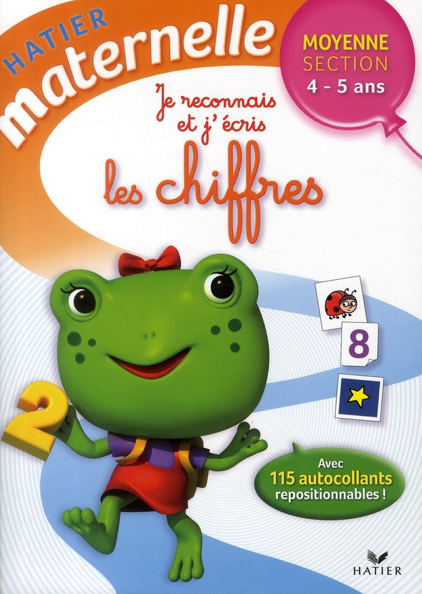 Hatier maternelle : je reconnais et j'écris les chiffres ; moyenne section ; 4/5 ans