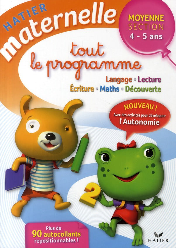 Hatier maternelle : tout le programme ; moyenne section ; 4/5 ans