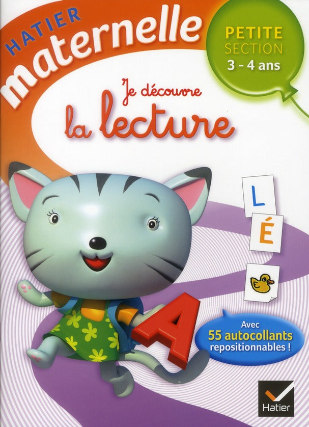 Hatier maternelle : je découvre la lecture ; petite section ; 3/4 ans