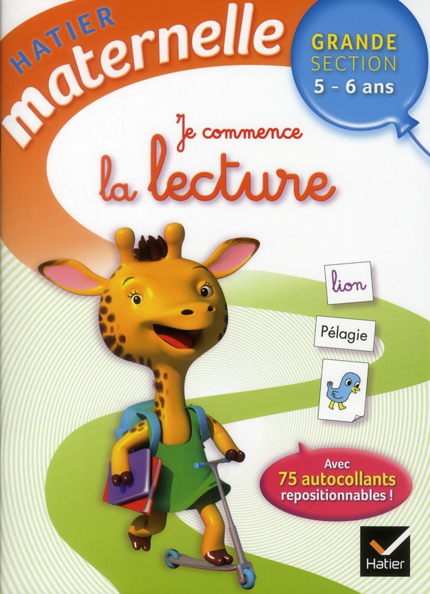 Hatier maternelle : je commence la lecture ; grande section ; 5/6 ans