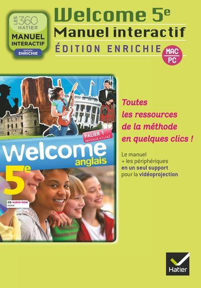 Welcome : anglais ; 5e ; cd-rom enrichi pour la classe version utilisateur (édition 2012)