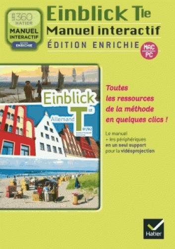 EINBLICK : allemand ; terminale ; cdrom de la classe (manuel interactif enrichi version utilisateur) (édition 2012)