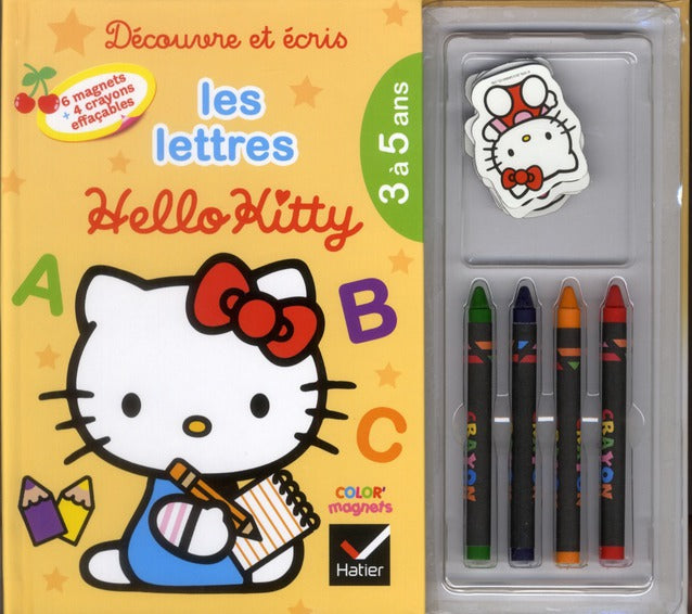 Découvre et écris les lettres avec Hello Kitty