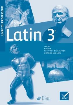 Latin ; 3e ; livre du professeur (édition 2012)