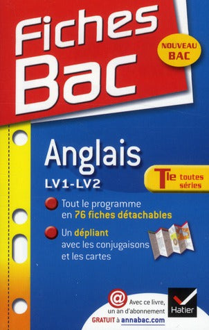 Fiches bac Tome 11 : anglais ; terminale