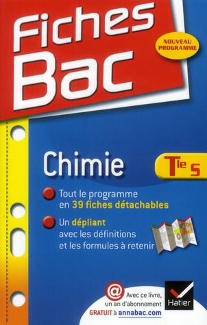 Fiches bac Tome 9 : chimie ; terminale S ; enseignement obligatoire